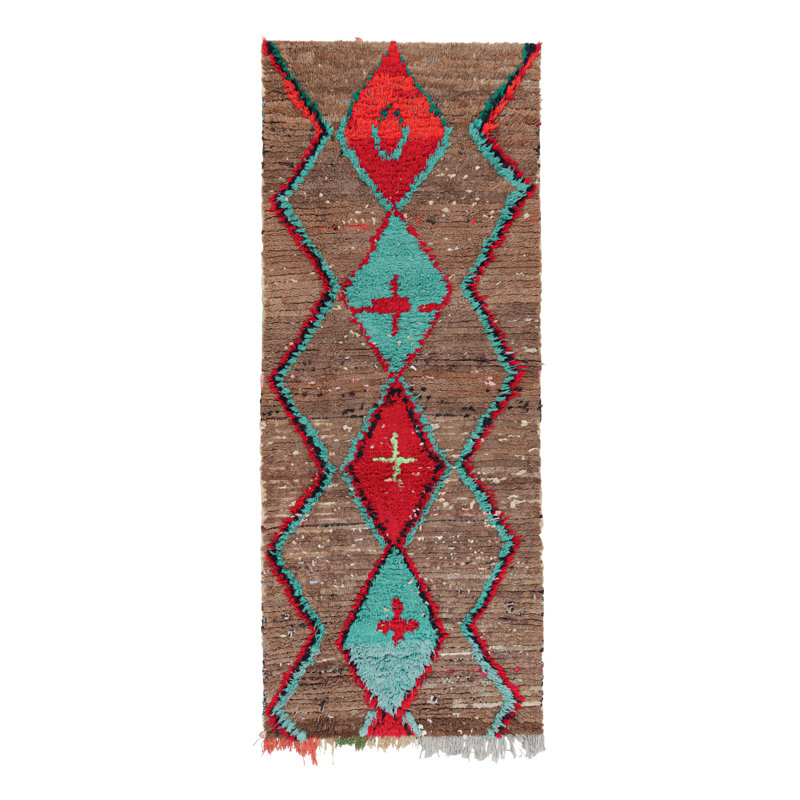 One-of-a-Kind 3'6"x8'4" Hand Knotted Area Rug