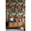 Papier peint floral rétro
