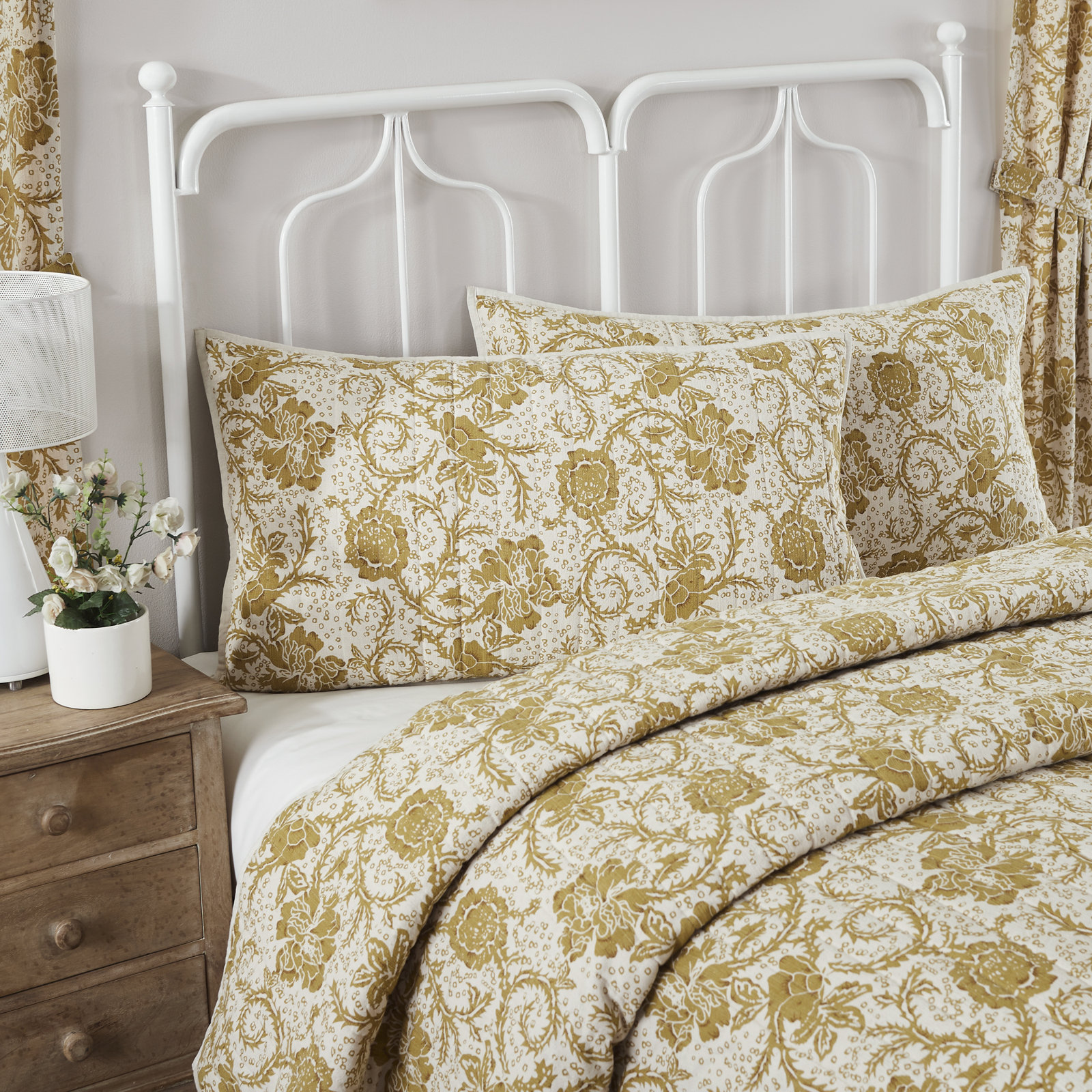 37" x 21" Cotton Pillow Cover, King