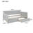 Twin Size Pine Wood Daybed With Two Storage Drawers-1958638338