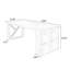 Bureau rectangulaire en bois massif brun noisette-1239391731