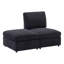 Canapé modulaire rembourré sans accoudoirs avec repose-pieds-599024555