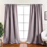 Bantam Solid Blackout Thermal Rod Pocket Curtain Panels