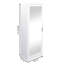 The Westphalen 24 Pair Shoe Storage Cabinet features a mirror