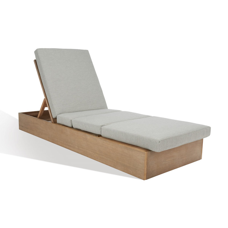 Chaise longue Fatima, Gris