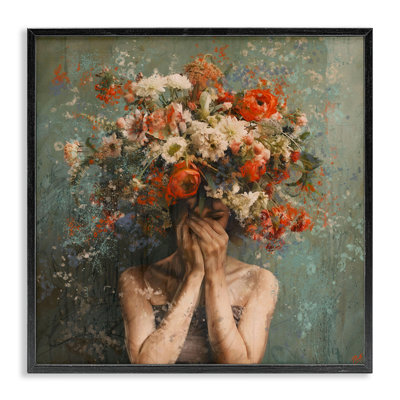 Art floral, estampe numérique encadrée par Marta Wiley