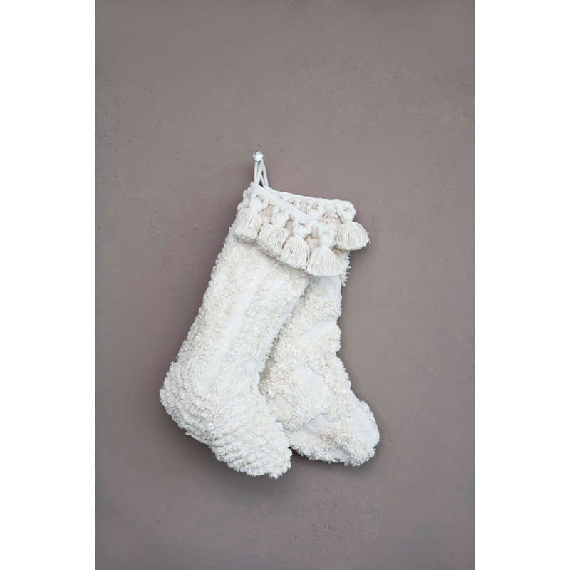 Chaussette de coton avec capitonnage