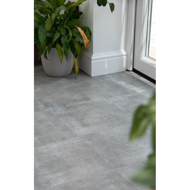 Deavyn Peel and Stick Vinyl 30 x 30cm PVC Mosaic Tile in Grey