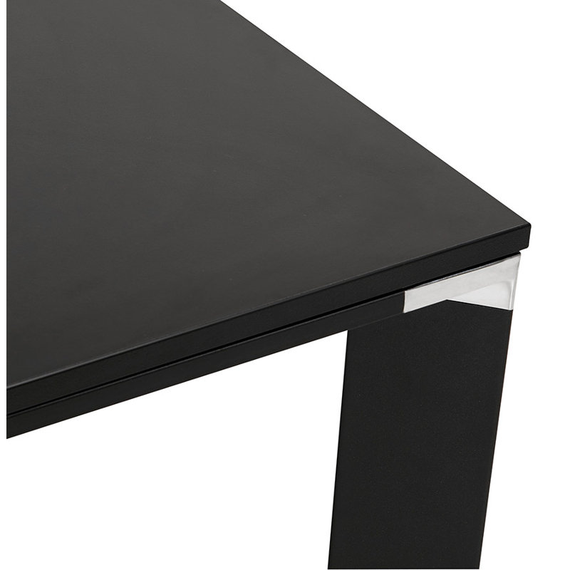 Jazya Metal Top Computer Desk, Black