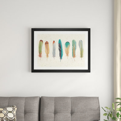 " Feather Tales VII " Graphic Art Print