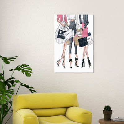 Impression sur toile tendue Fashion and Glam