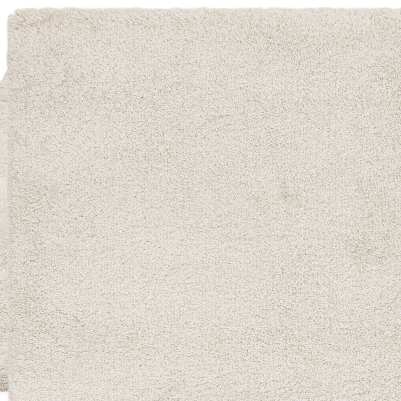 Taiwo Shaggy Ivory Area Rug, Rectangle 80 x 150 cm