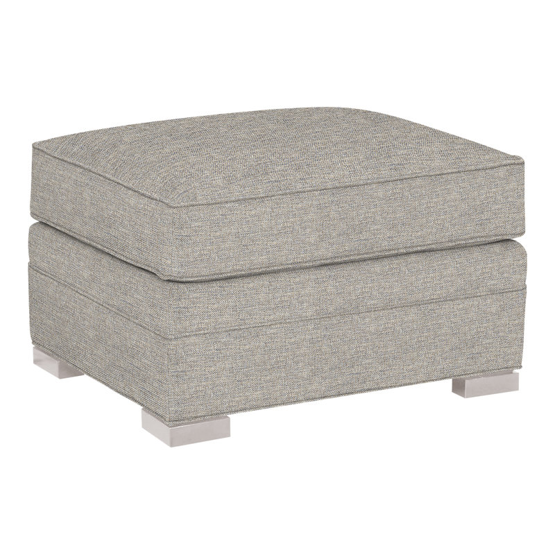 Davidson 28" Ottoman, Dove Gray, Impala Storm