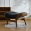 Fauteuil à oreilles et repose-pieds Jeyshan-795056319