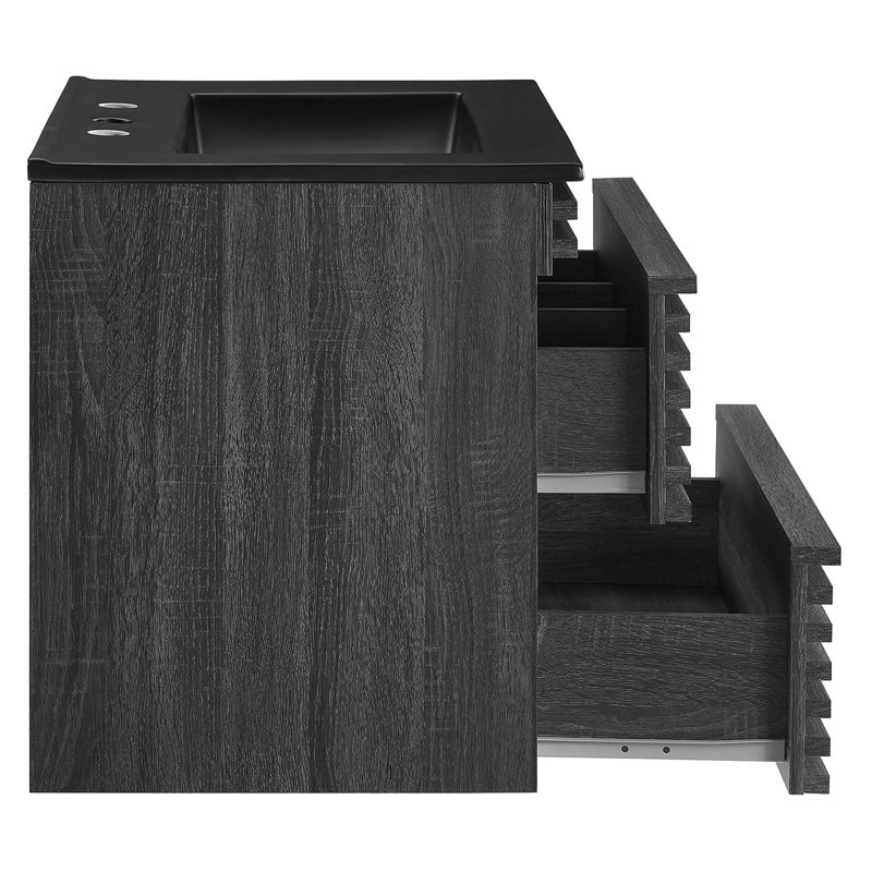 Meuble-lavabo mural 24 po Render