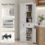 Tall Pantry Cabinet with Drawer and Adjustable Shelves