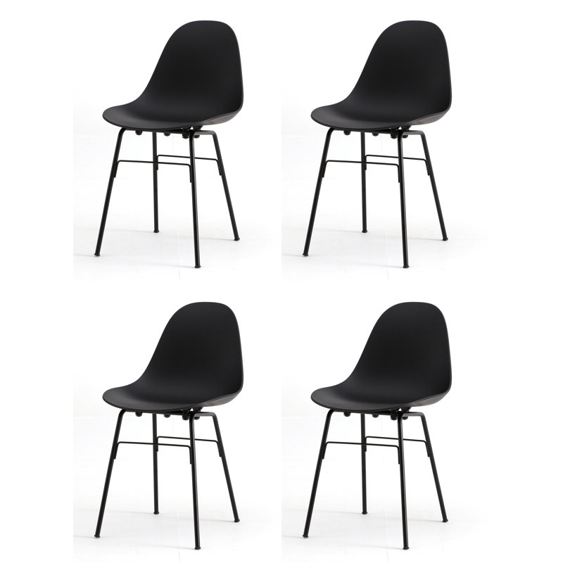TA Side & Dining Chair (Set of 4), Black