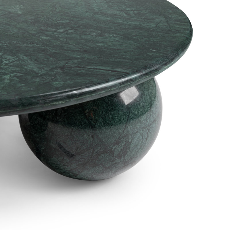 Castello Marble Round Coffee Table, Green