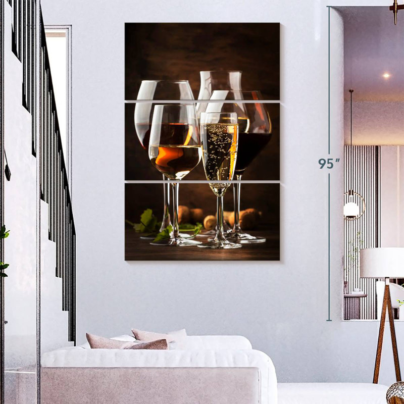 Yarlin Variety Of Wine, 57" H x 36" W