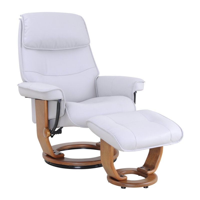 Pina Upholstered Swivel Recliner