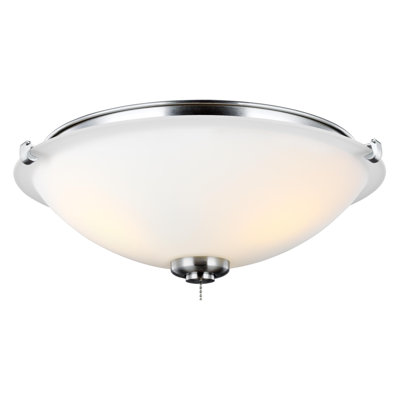 3 - Light Bowl Ceiling Fan Light Kit