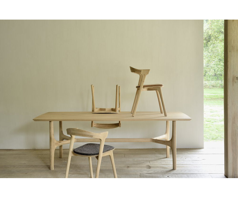Bok 5 - Piece Dining Set, Natural, 30" H x 71" L x 35.5" W