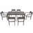 Acacia Wood Outdoor Patio Dining Table Set, Dining Table And Chairs-877034699