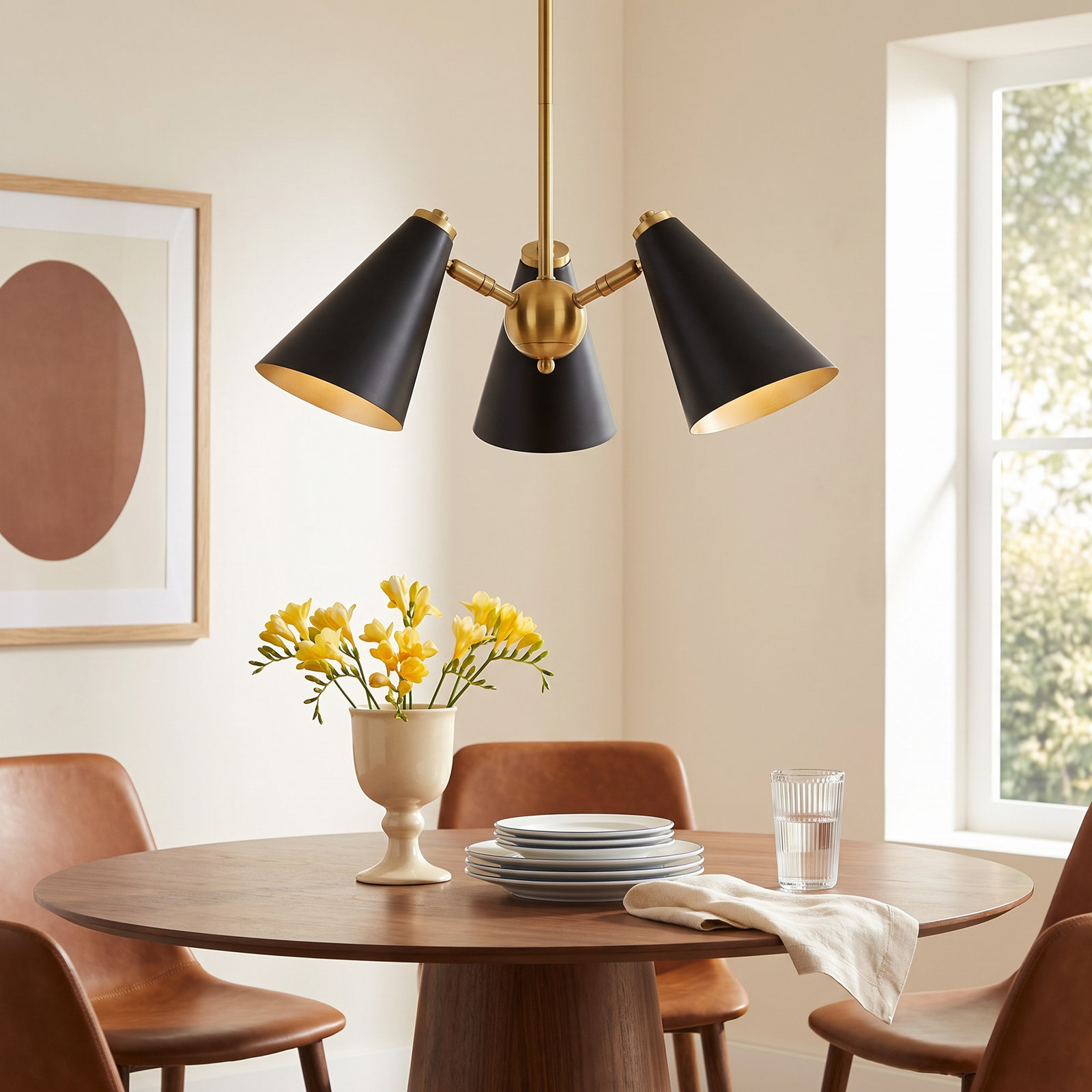 Avia 3 Light Metal Dimmable Pendant