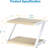 11.3'' H X 17.4'' W Desktop Printer Stand with Storage Shelf – Adjustable, Anti-Skid Feet, and Easy Assembly for Home & Office-110271146