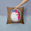 Coussin décoratif intérieur/extérieur moderne samoyède