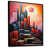 Black Floater Framed