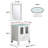 Abniel 24.8'' Single Bathroom Vanity Set with Mirror-2135305637