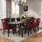 Modern Velvet Tufted Solid Wood Kitchen Chairs Upholstered Dining Chairs Set of 8-1929409418-1929409458