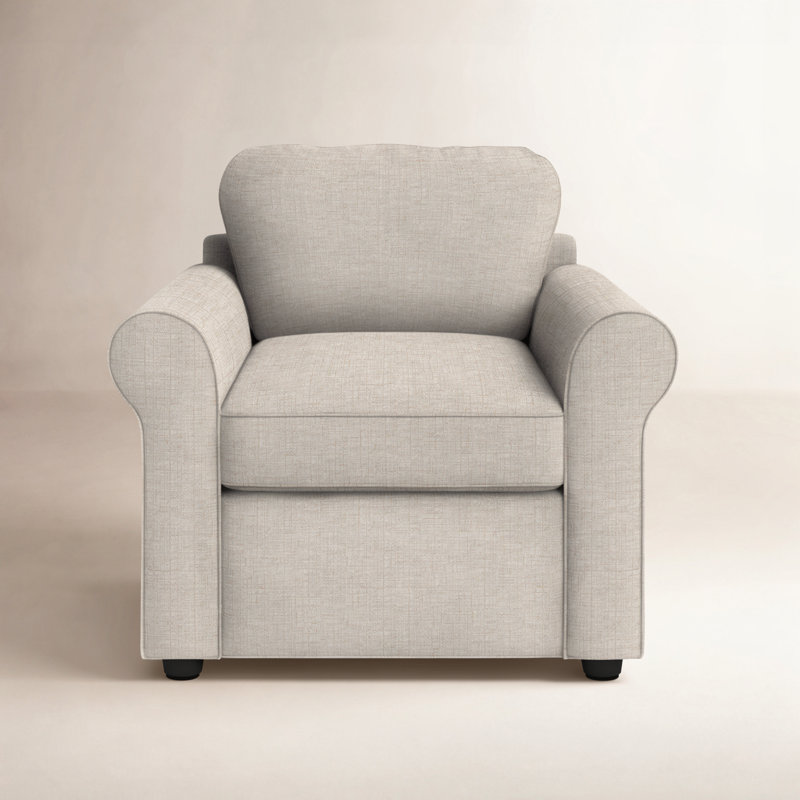 Warrington Upholstered Armchair, Indy Linen Performance