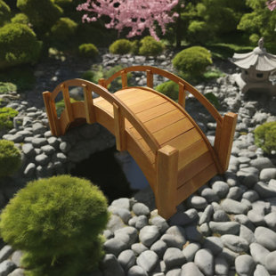 Miniature Japanese Garden Bridge Treated 25 inches
