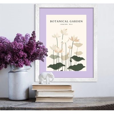 Tranquil Lotus Garden Botanical Poster