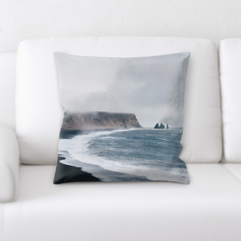 Microsuede Reversible Throw Pillow