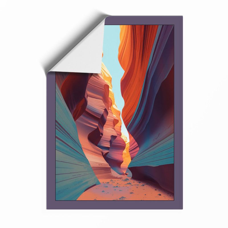 Canyon Skyward Modern - Framed Print, A3 - 42.0 x 29.7 cm, Unframed