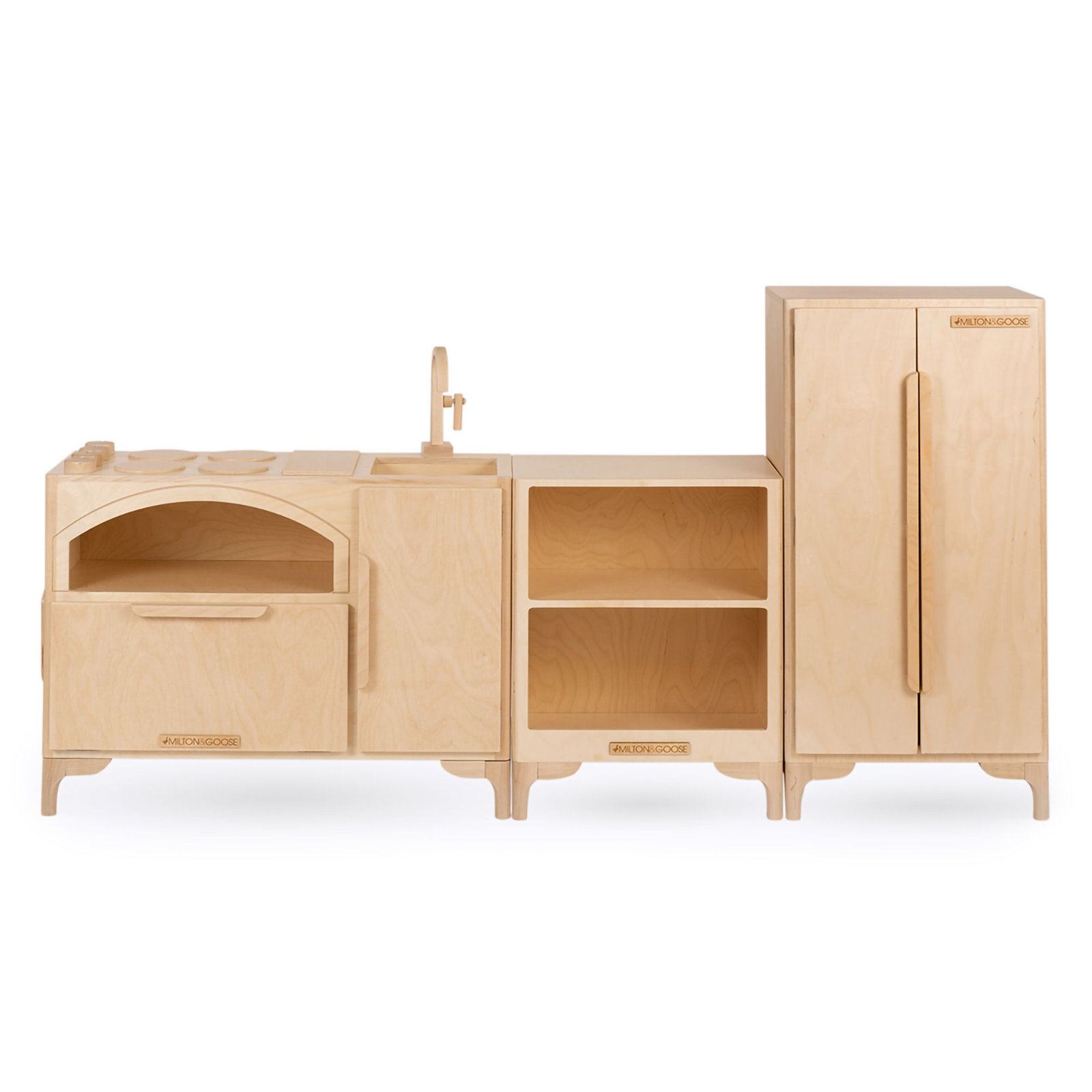 Luca Wooden Play Appliance Set, Natural