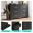 Commode double 6 tiroirs 47,2 po Antasek-217205497