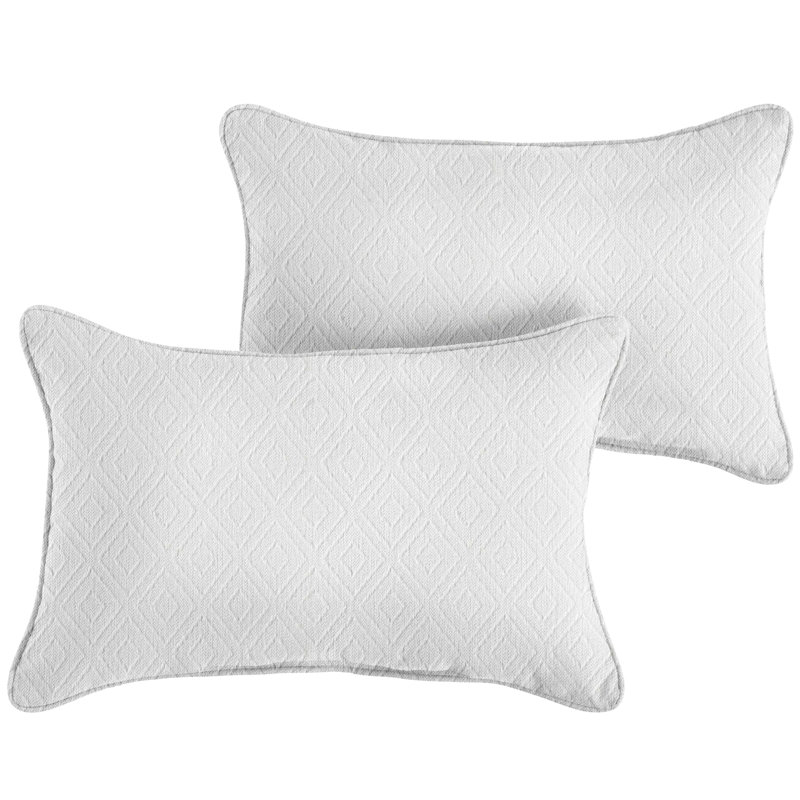Housse de coussin rectangulaire intérieure / extérieure Retain Sunbrella®, H 16 po x l 26 po, Brun clair