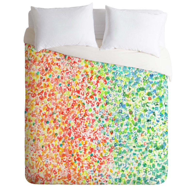 Laura Trevey Polyester Floral Duvet Cover, Twin/Twin XL Duvet Cover + 1 Standard Sham