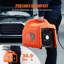 Machine de récupération de réfrigérant 1 HP - Machine de récupération de courant alternatif portable à double cylindre avec protection haute pression 120V 60 Hz
