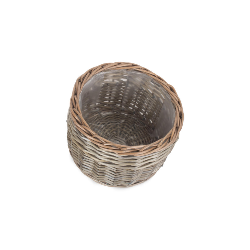 Lily Manor Wicker Planter Basket, 18cm H x 25cm W x 25cm D
