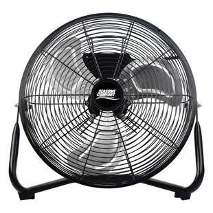 Seasons Comfort 14" 3-Speed High-Velocity Heavy-Duty Floor Fan