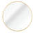 36 Inch Gold Metal Framed Round Bathrrom Mirror For Wall-2064780228