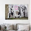 Old Skool by Banksy - Wrapped Canvas Print-1687020471