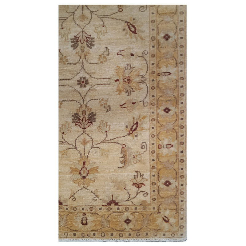 Davey Hand Knotted 3x10 Ivory Runner