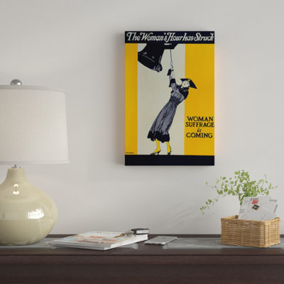 « femme suffrage est prochain », reproduction d’impression sur toile