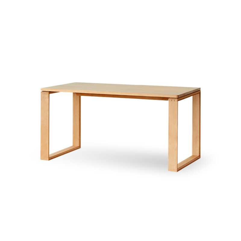 Table de salle à manger Burlywood, H 29,53 po x L 55,12 po x l 31,5 po